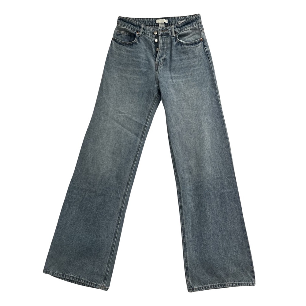 Lightwash high rise baggy jeans